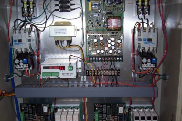 Inner view of a fuse box